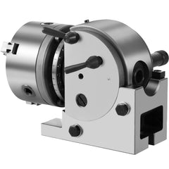 BS-0 Dividing Head 5 Inch, Precision Dividing Head Set with 5" 3-jaw Chuck & Tailstock Dividing Plates for Milling Machine