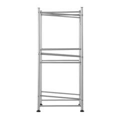 3 Tiers Water Jug Holder, 5 Gallon Water Bottle Holder, Single Row Water Bottle Rack for 3 Bottles, Heavy Duty Water Jug Rack for Kitchen, Office, Living Room, Silver