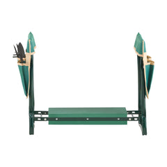 Garden Kneeler and Seat, 6 in Wide Kneeling Pad, Heavy Duty Garden Kneeling Stool, Folding Garden Seat with 2 Tool Bags, Relieve Knee & Back Pain, Portable Garden Bench for Women Grandparents