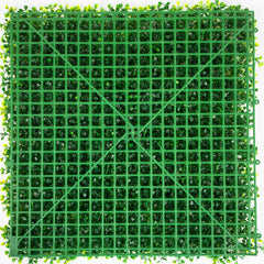 Artificial Boxwood Panels, 12 PCS 20"x20" Boxwood Hedge Wall Panels, PE Artificial Grass Backdrop Wall 1.6\", Privacy Hedge Screen for Decoration of Outdoor, Indoor, Garden, Fence, and Backyar
