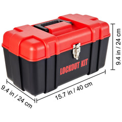 42 PCS Lockout Tagout Kits Electrical Loto Kit for Electrical Risk Removal