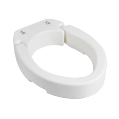 Raised Toilet Seat, 136.1 kg Load Capacity, 88.9 mm Lift Height, Commode Elevated Toilet Seat Riser with Enlarged Opening for Seniors, Elderly, Handicap, Disabled, Adults, Fits Elongated Bowl