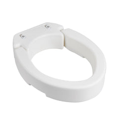 Raised Toilet Seat, 136.1 kg Load Capacity, 88.9 mm Lift Height, Commode Elevated Toilet Seat Riser with Enlarged Opening for Seniors, Elderly, Handicap, Disabled, Adults, Fits Elongated Bowl