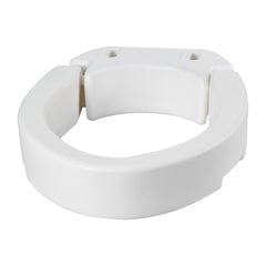 Raised Toilet Seat, 136.1 kg Load Capacity, 88.9 mm Lift Height, Commode Elevated Toilet Seat Riser with Enlarged Opening for Seniors, Elderly, Handicap, Disabled, Adults, Fits Elongated Bowl