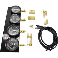 Fuel Vacuum Carburetor Synchronize Tool Kit Fuel Vacuum Carburetor Synchronizer carb sync Gauge Set with Rubber Hose