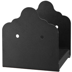 6x6 Post Base 2 Pcs, Inner Size 5.9x5.55 inch / 150x141 mm Post Brackets, Heavy Duty Carbon Steel Decking Posts, Wood Posts Brackets for Pavilion Deck Railing Support Deck Base Plate, Black