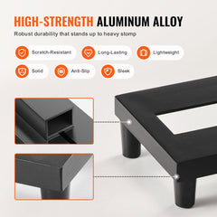 Guitar Pedal Board, 15'' x 5.7'', Aluminum Alloy 0.8 lbs Super Light Guitar Effects PedalBoard with Carry Bag High Quality Velcro Fixed Strap Shoulder Strap, Accommodate 4-6 Guitar Pedals, Small