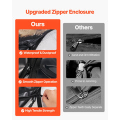 Cab Enclosure Upper Doors, Compatible with Polaris RZR PRO 2020-2024/Polaris RZR Turbo2022-2024, Soft Upper Doors, Upgraded Zipper UTV Soft Side Window Kit, Fit with Side Mirrors and Windshields