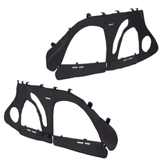 Cab Enclosure Upper Doors, Compatible with Polaris RZR PRO 2020-2024/Polaris RZR Turbo2022-2024, Soft Upper Doors, Upgraded Zipper UTV Soft Side Window Kit, Fit with Side Mirrors and Windshields