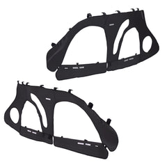 Cab Enclosure Upper Doors, Compatible with Polaris RZR PRO 2020-2024/Polaris RZR Turbo2022-2024, Soft Upper Doors, Upgraded Zipper UTV Soft Side Window Kit, Fit with Side Mirrors and Windshields