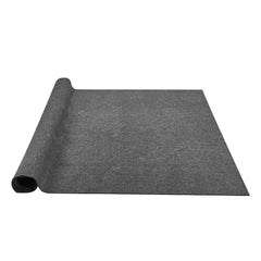 Rug Pad Without Slip Resistance, Protective Cushioning Carpet Pad, 9' x 12', 1/4"Thick, 100% Pure Polyester Felt, 10-11㎡ Premium Comfort Underfoot Carpet Padding Rug Cushion for All Floors, Gray