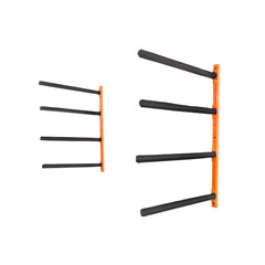 Wall Kayak Storage Rack, 4-Capacity Wall Mounted Kayak Holders for Kayak Canoe Paddle Board, Kayak Storage Hooks with Adjustable Padded Arms, 181.6 KG Load Kayak Hanger for Indoor Outdoor Garage