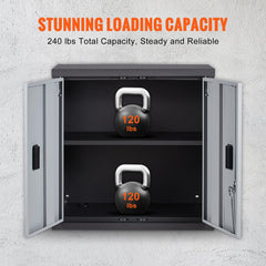 Foldable Wall Cabinet Garage Cabinet Wall Mounted 26