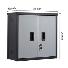 Foldable Wall Cabinet Garage Cabinet Wall Mounted 26