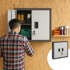 Foldable Wall Cabinet Garage Cabinet Wall Mounted 26