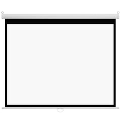 Manual Projector Screen, 1829 mm 4:3 4K 1080 HD Retractable Pull Down Projector Screen, Wall Mounted Movie Projection with Pull Rope, Portable Display Projectoin for Family Home Office Theater