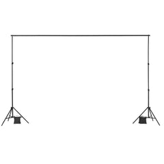 Backdrop Stand, 198 x 300 cm Adjustable Photo Backdrop Stand Kit, Portable Background Backdrop Stand with 5 Crossbars, Heavy Duty Projector Screen Stand, for Wedding, Photo Video Studio & Party