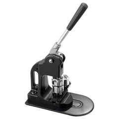 Button Maker Machine, 25 mm, Pin Maker Machine with 500pcs Button Parts, Circle Cutter, Hex Wrenches and Magic Book, Ergonomic Handle, for DIY Badges, Personalized Pins and Key Chains, Black