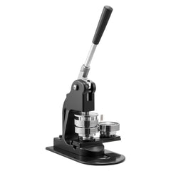 Button Maker Machine, 58 mm, Pin Maker Machine with 500pcs Button Parts, Circle Cutter, Hex Wrenches and Magic Book, Ergonomic Handle, for DIY Badges, Personalized Pins and Key Chains, Black
