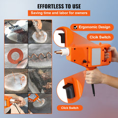 Stud Welder Kit, 1600A Stud Welder Dent Repair Kit, 800VA Spot Welder Stud, 220V Stud Gun Dent Puller Kit with Complete Accessories, Dent Welder Repair for Auto Body Repairing