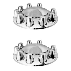Front Axle Cover Combo Kit ABS Lug Nut Covers with Nut Cover Tools