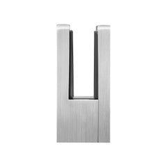 Glass Clamp, 4 PCS Square Glass Railing Bracket for 0.31 "-0.47 " Tempered Glass, 304 Stainless Steel Glass Mounting Clamp, Glass Shelf Bracket for Balcony, Garden, Pool, Stair, Silver