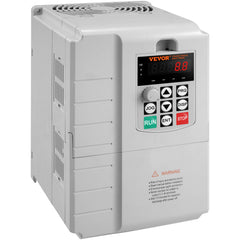 VFD 10HP, 7.5KW, 34A, 1 Phase 220V-240V Input to 3 Phase 220V-240V Output Variable Frequency Drive, 0-400Hz VFD for AC Motor Speed Control