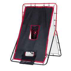Baseball And Softball Rebounder Net 3.5x4.5 ft 2-in-1 Switch Hitter Pitch