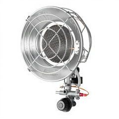 Propane Tank Top Heater with Portable Trolley, 15000 BTU Rapid Heating 180-Degree Infrared Radiant Tank Top Gas Heater for 9-18kg Propane Tanks, for Ice Fishing/ Hunting/Outdoor Single Burner