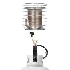 Propane Tank Top Heater, 42000 BTU Rapid Heating 360-Degree Infrared Radiant Tank Top Gas Heater, Stepless Temperature Adjustment for Ice Fishing/ Hunting/Outdoor Work, Single Burner