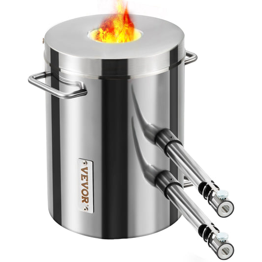 12KG Propane Smelting Furnace Kit Melting Furnace Double Burners 2700℉