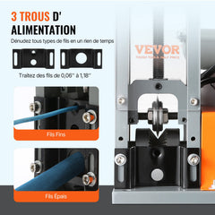 Automatic Wire Stripping Machine, 0.06''-1.18'' Electric Motorized Cable Stripper, 180 W, 60 ft/min Wire Peeler with Visible Stripping Depth Reference, for Scrap Copper Recycling