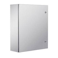 Steel Electrical Box, 60x50x20 cm, 304 Stainless Steel Electrical Enclosure Box, Wall-Mounted Outdoor Electrical Electronic Equipment Enclosure with Mounting Plate Hinges Lock, IP66 Waterproof
