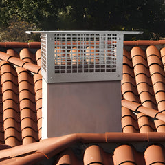 VEVOR Chimney Cap 13” x 9” 304Stainless Steel Fireplace Flue Caps Cover Mesh