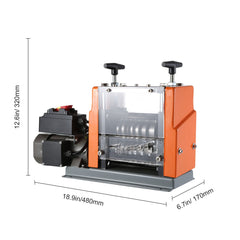 Electric Wire Stripping Machine Copper Cable Stripper 1.5-25 mm 60 W