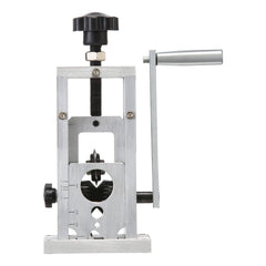 Manual Wire Stripping Machine, 0.06''-1.5'' Copper Stripper with Hand Crank or Drill Powered, Visible Stripping Depth Reference, Portable Aluminum Frame Wire Peeler for Scrap Copper Recycling