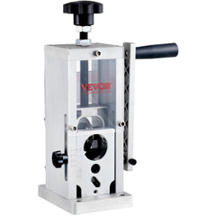 Manual Wire Stripping Machine, 0.06''-1.5'' Copper Stripper with Hand Crank or Drill Powered, Visible Stripping Depth Reference, Portable Aluminum Frame Wire Peeler for Scrap Copper Recycling