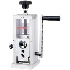 Manual Wire Stripping Machine, 0.06''-1.5'' Copper Stripper with Hand Crank or Drill Powered, Visible Stripping Depth Reference, Portable Aluminum Frame Wire Peeler for Scrap Copper Recycling