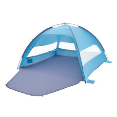 Beach Tent Sun Shelter for 6 Person, UPF 50+ Protection, Portable Sun Shade Canopy with Carrying Bag & Sand Pockets, Lightweight and Easy Setup Beach Umbrella for Camping Fishing Outdoor Picnic