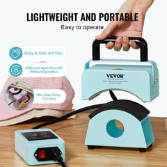 Hat Press Machine Mini Hat Heat Press for Caps 5.9x3.15 inch Plate Green