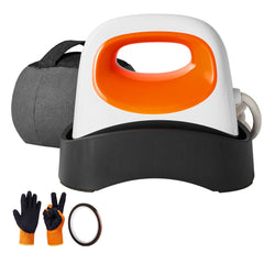 Hat Press Machine Mini Hat Heat Press for Caps 6.1 x 3.5 inch Plate White