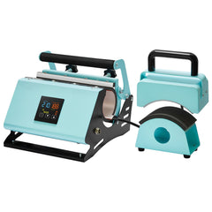2 in 1 Tumbler and Hat Heat Press Machine Heat Machine for Caps Hats Mugs