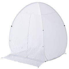 Spray Paint Shelter, 60 x 60 x 70 in Pop-Up Portable Spray Paint Tent with Built-In Floor, Exhaust Window and Storage Bag, Foldable Paint Booth for Furniture, DIY Hobby Tool Painting Station