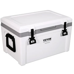 Insulated Portable Cooler, 49 L, Holds 50 Cans, Ice Retention Hard Cooler with Heavy Duty Handle, Ice Chest Lunch Box for Camping, Beach, Picnic, Travel, Outdoor, Keeps Ice for up to 6 Days