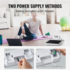 Portable Medical Scale Digital Physician Weight Scale Anti-Slip Mat 550LBS