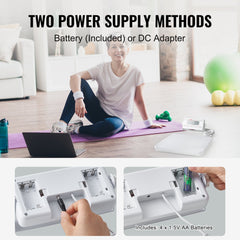 Portable Medical Scale, Professional Physician Scale for Weighing - with Anti-slip Platform, 2 Units, Hold & Tare Function, Digital Physician Weight Scale for Gym Home Hospital, 440LBS Capacity