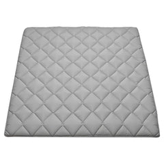 Japanese Tatami Mat, Queen Size Foldable Japanese Tatami Mattress, Futon Mattress with Storage Bag & Fastener, 9-Layer Floor Mat for Sleeping, Dorm, Meditation, Yoga, 2032 x 1524 x 63.5 mm, Gray