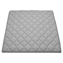 Japanese Tatami Mat, Queen Size Foldable Japanese Tatami Mattress, Futon Mattress with Storage Bag & Fastener, 9-Layer Floor Mat for Sleeping, Dorm, Meditation, Yoga, 2032 x 1524 x 63.5 mm, Gray