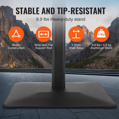 Pedestal Sign Holder Adjustable Poster Stand 11 x 17 Inch Metal Base