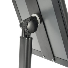 Pedestal Sign Holder Adjustable Poster Stand 11 x 17 Inch Metal Base
